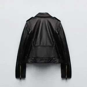 Zara | Jackets & Coats | Zara 0 Leather Biker Jacket | Poshmark
